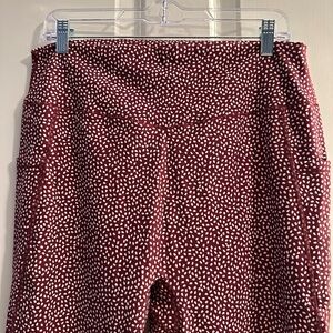 Buffbunny Rosa Pocket Legging Vineyard Dark Red Bossy w/ pockets XXXL